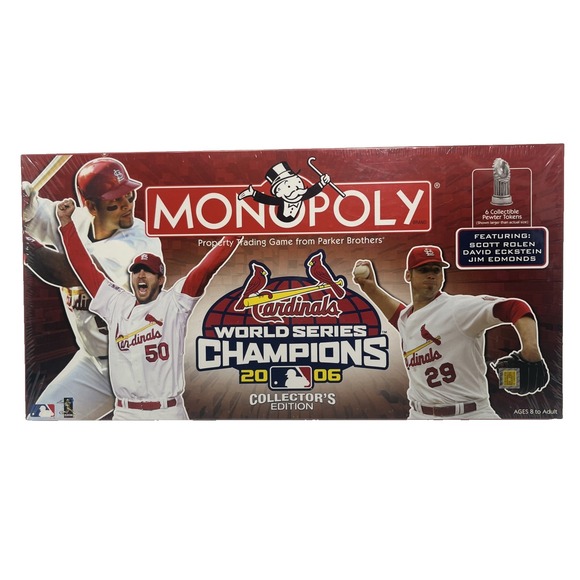 Hasbro Other - NEW Monopoly St. Louis Cardinals 2006 World Series Champion Collectors Edition